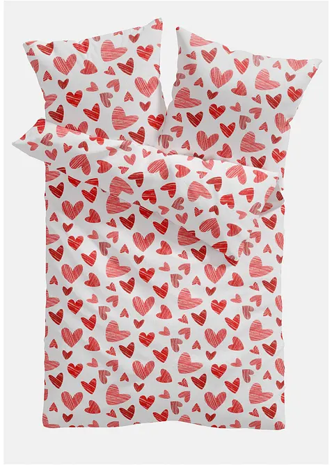 Parure de lit en coton m&eacute;lang&eacute;, bonprix