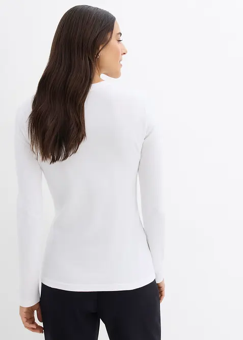 Lot de 2 T-shirts c&ocirc;tel&eacute;s, bonprix