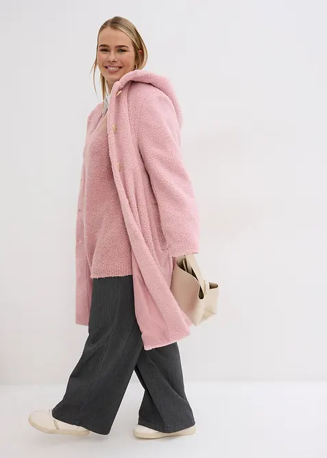 Pull en grosse maille à col en V, bonprix