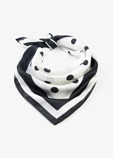 Foulard à pois en velours éponge, bonprix