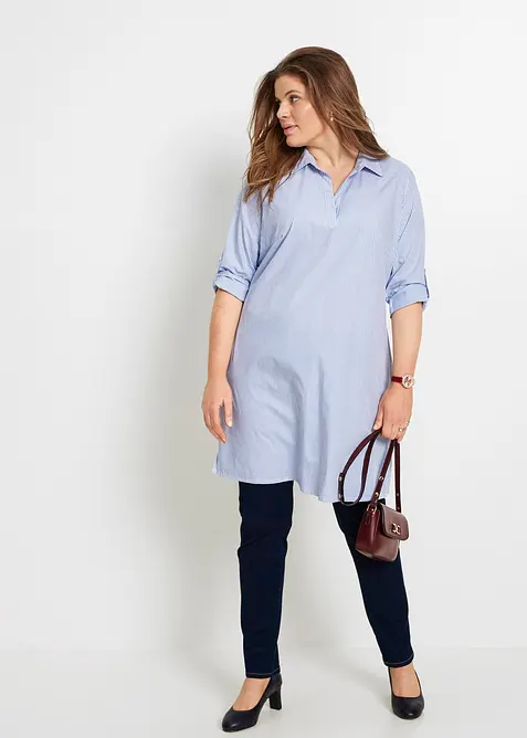 Robe-chemise 100% coton, bonprix