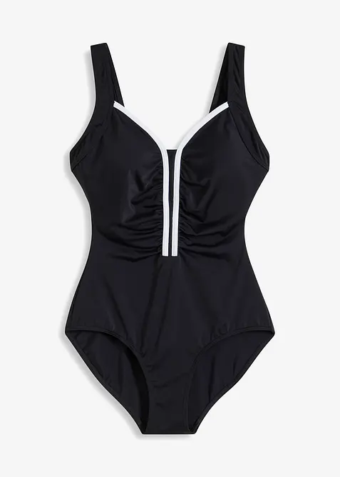 Maillot 1 pièce à passepoil, bonprix