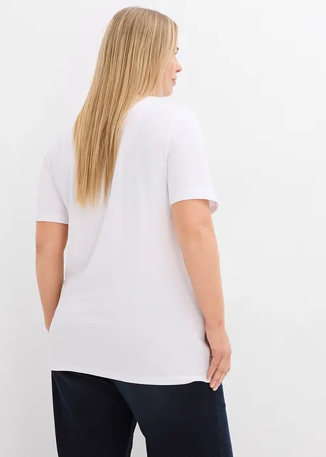 Lot de 2 T-shirts de grossesse en coton, bonprix