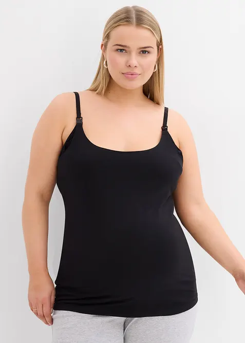 Lot de 2 tops d&rsquo;allaitement en coton, bonprix