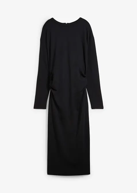 Robe midi en Punto di Roma confortable, bonprix