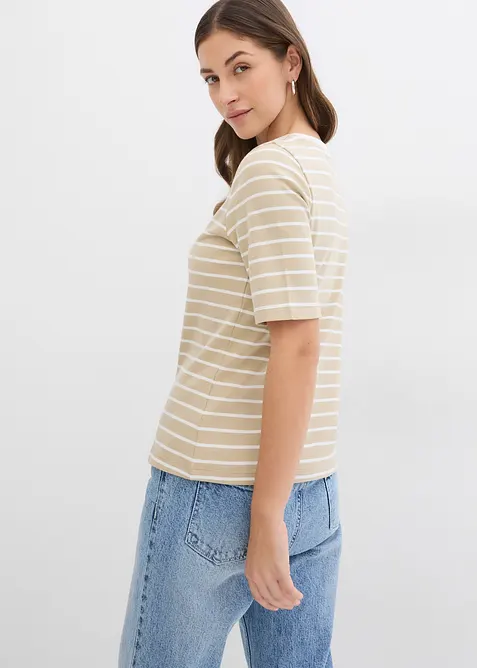 T-shirt &eacute;pais 100% coton, bonprix