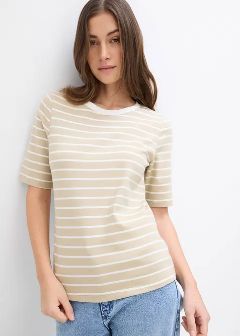 T-shirt &eacute;pais 100% coton, bonprix