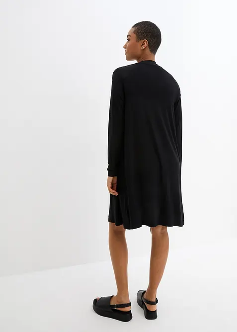 Gilet long et doux en viscose extensible, bonprix