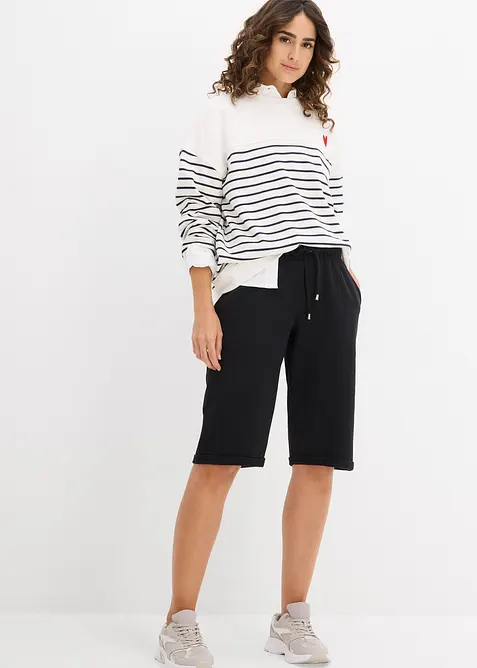 Sweat oversize en coton mélangé, bonprix