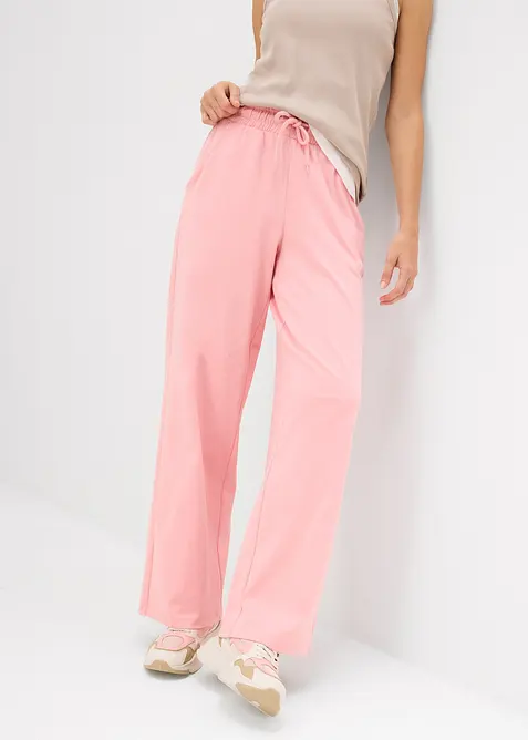 Pantalon en jersey interlock, bonprix