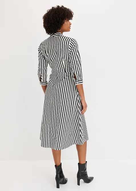 Robe midi avec lien à nouer, bonprix