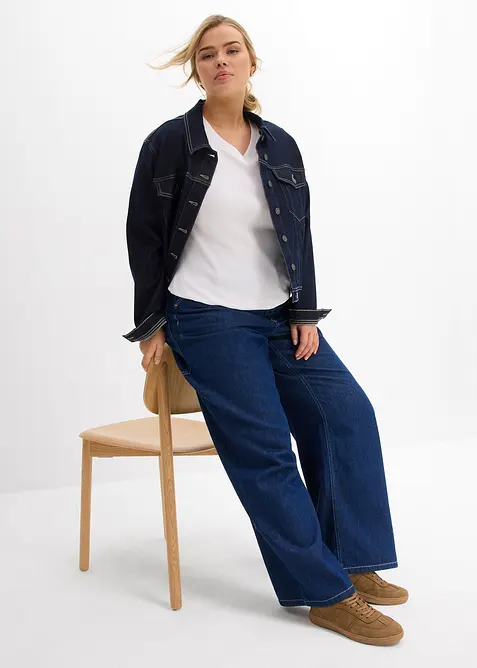 Lot de 2 T-shirts c&ocirc;tel&eacute;s, bonprix