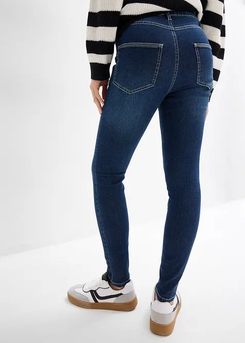 Jean skinny taille mi-haute, cropped, bonprix