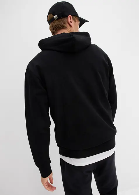 Sweat &agrave; capuche 100% coton, loose, bonprix