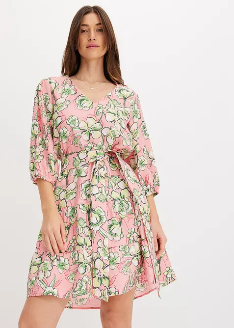 Robe courte en douce viscose mélangée, bonprix
