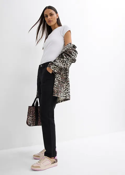 Pantalon en twill de coton extensible, bonprix