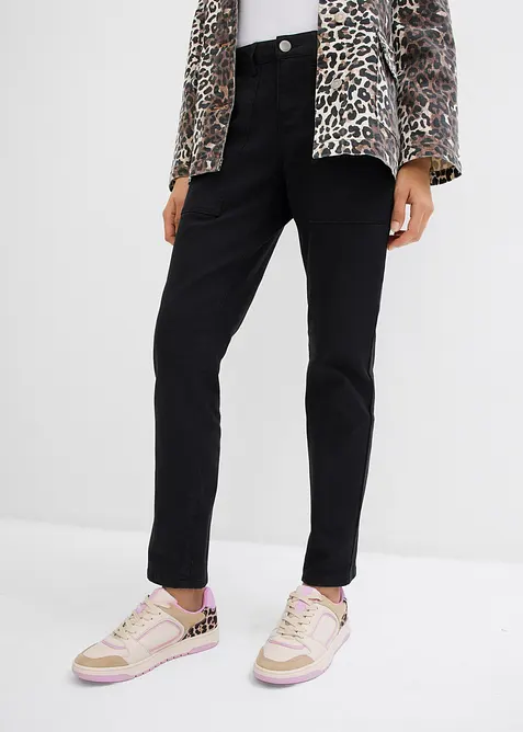 Pantalon en twill de coton extensible, bonprix