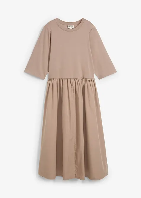 Robe midi 100% coton, bonprix