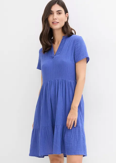Robe rayée en gaze de coton, bonprix