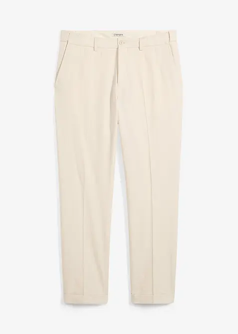 Pantalon de costume avec lin, Regular, bonprix