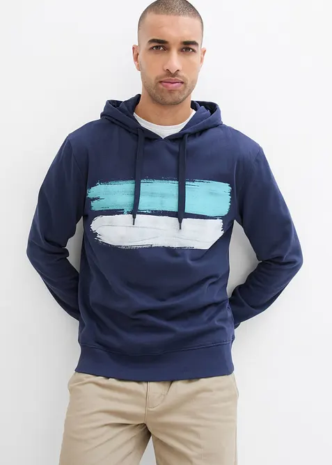 Sweat &agrave; capuche 100% coton, bonprix