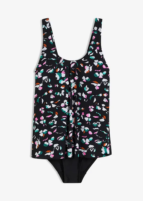 Maillot 1 pièce, style tankini, bonprix