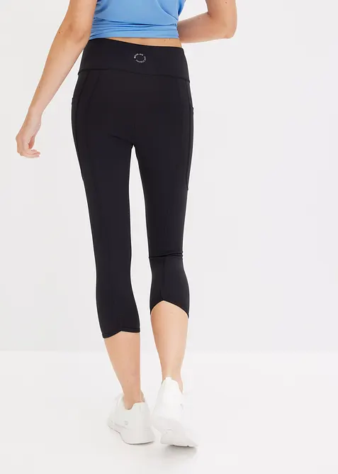 Legging de sport confortable, longueur corsaire, avec poche pour le portable, s&eacute;chage rapide, bonprix