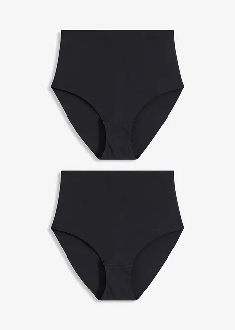 Lot de 2 slips sculptants ultra légers sans coutures, bonprix