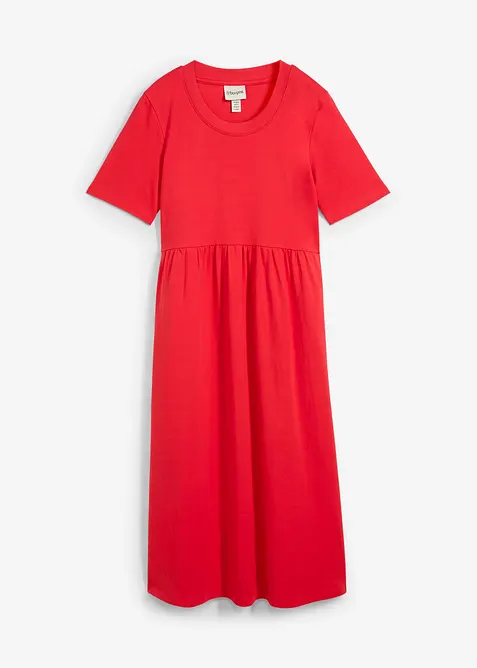 Robe évasée en jersey de coton épais, bonprix