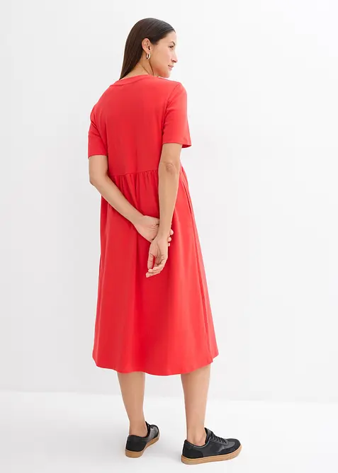 Robe évasée en jersey de coton épais, bonprix