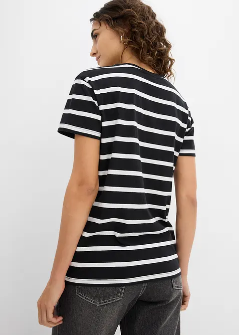 Lot de 2 T-shirts 100% coton, bonprix