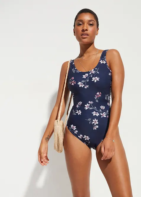 Maillot 1 pi&egrave;ce sculptant, maintien l&eacute;ger, bonprix