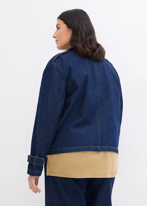 Trench court en denim, bonprix