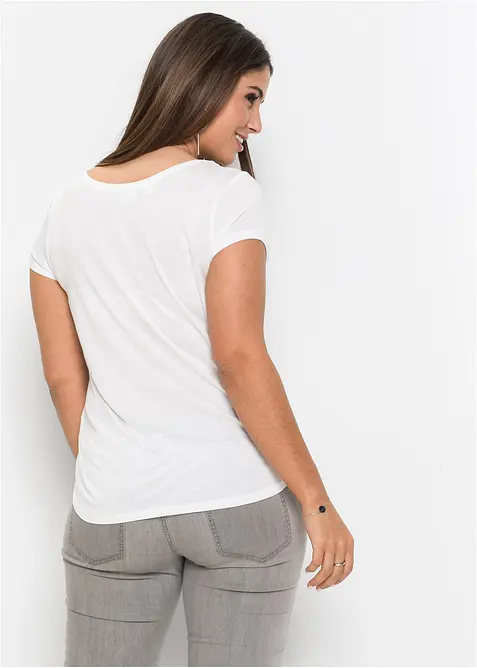 T-shirt en viscose douce, bonprix