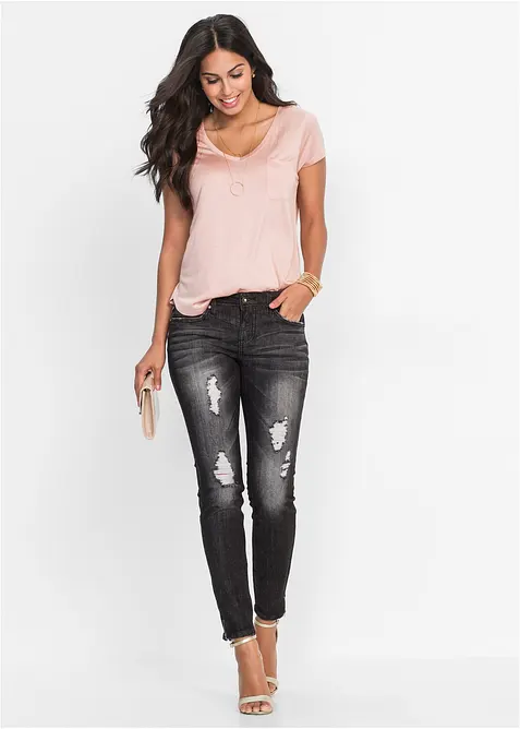 T-shirt en viscose douce, bonprix