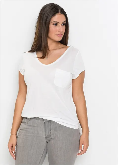T-shirt en viscose douce, bonprix