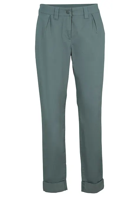 Pantalon chino en coton, longueur cheville, bonprix