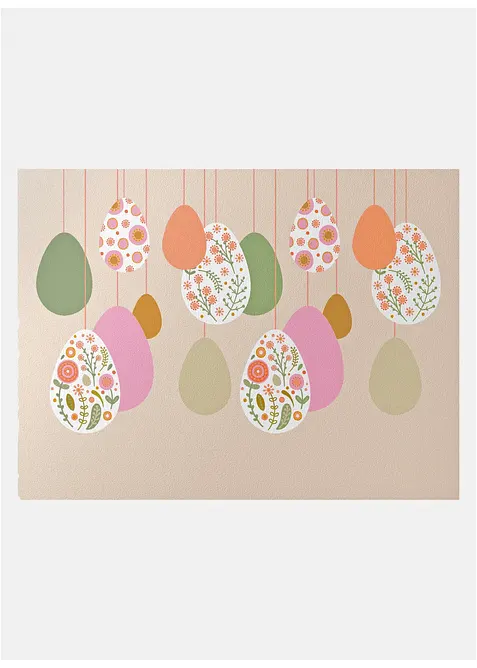 Paillasson &agrave; motif de P&acirc;ques, bonprix