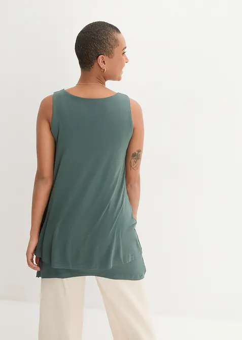 Top long double &eacute;paisseur en viscose extensible, bonprix