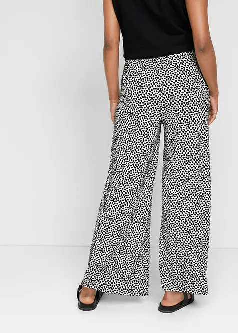 Pantalon palazzo en viscose extensible, bonprix