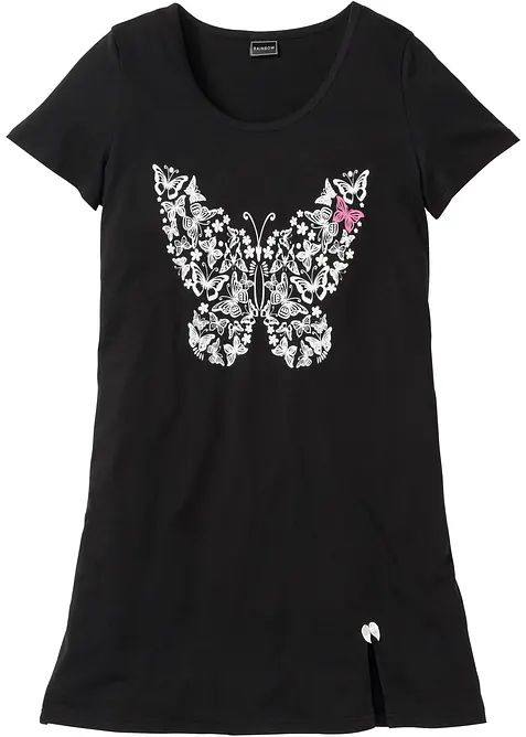 Chemise de nuit courte en coton, bonprix