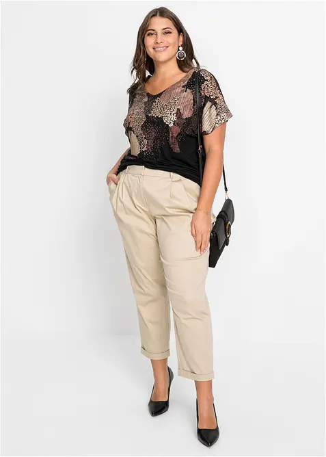 T-shirt doux en viscose extensible, bonprix