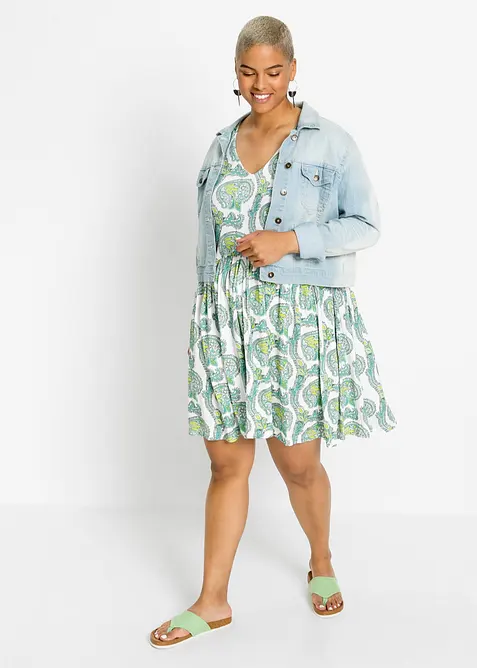 Robe fluide en jersey viscose, bonprix