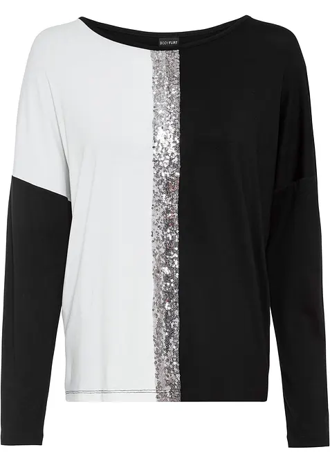 T-shirt à sequins, bonprix