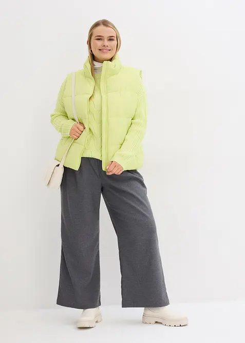 Pull oversize à torsades, bonprix