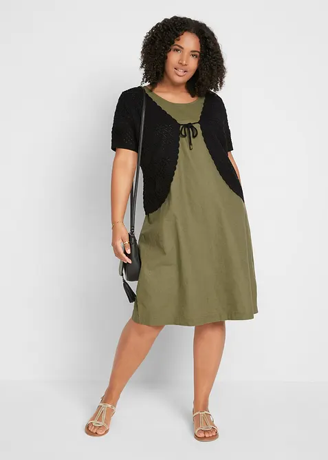 Boléro court en crochet, bonprix