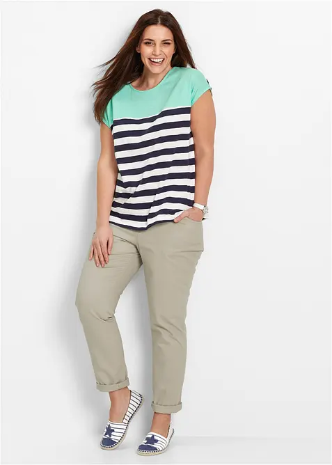 T-shirt en coton flammé, bonprix