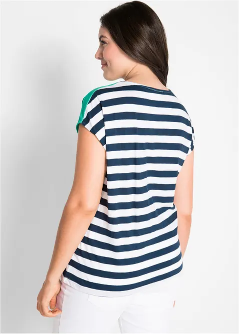 T-shirt en coton flammé, bonprix