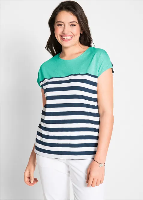 T-shirt en coton flammé, bonprix