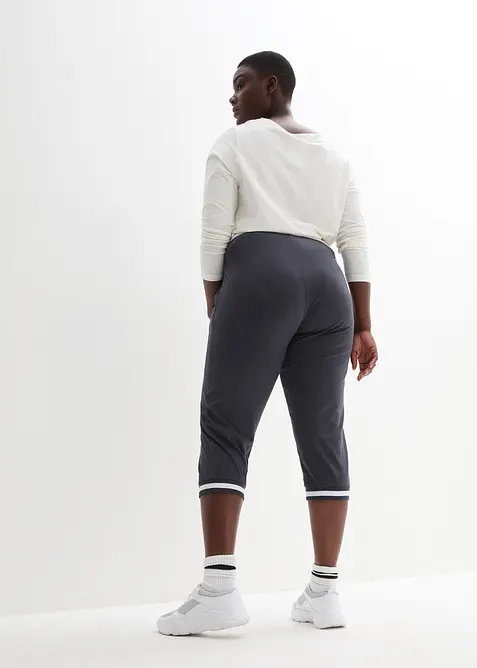 Pantalon de jogging, longueur 3/4, en coton extensible, bonprix
